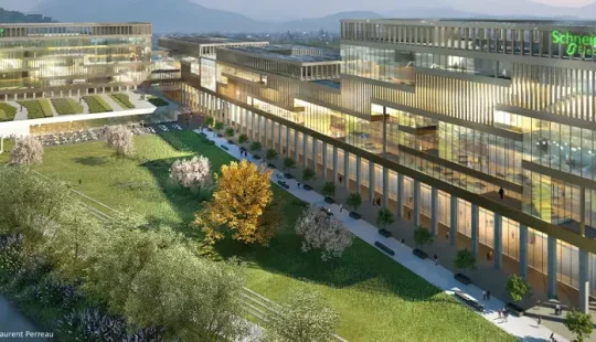 Campus Intencity à Grenoble, occupé par les équipes de Schneider Electric