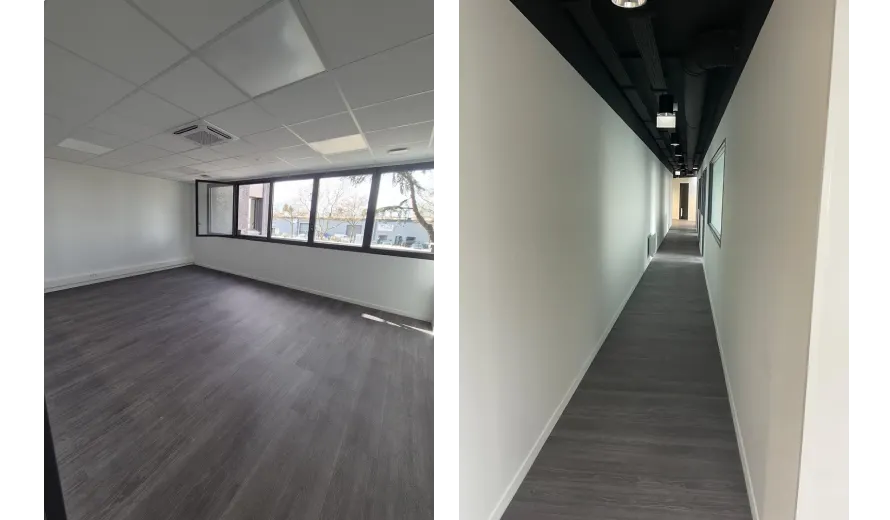 Logistique bureaux couloir MONTEA